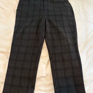 Wit & Wisdom Black and Gray Plaid Pants